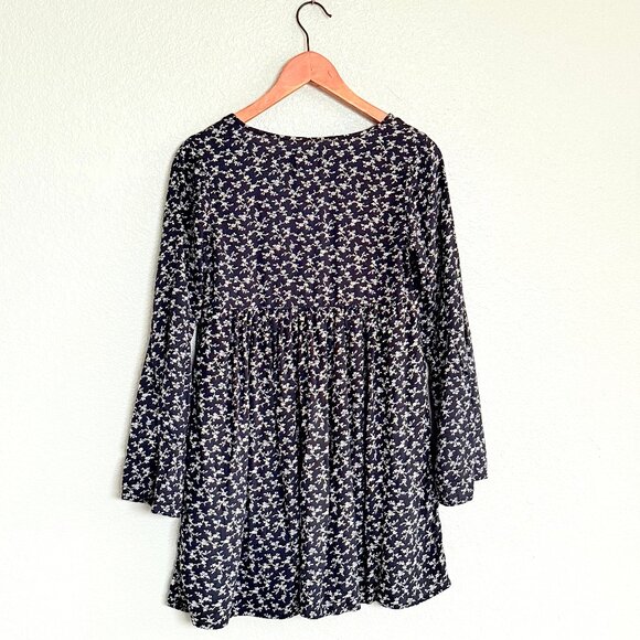 Denim & Supply Ralph Lauren Black & White Floral Babydoll Dress Size XS | Y2k - Picture 2 of 16
